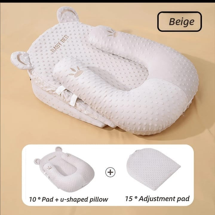 Anti-Milk Spit Up & Comfort Sleep  Baby Nursing Pillow Nest