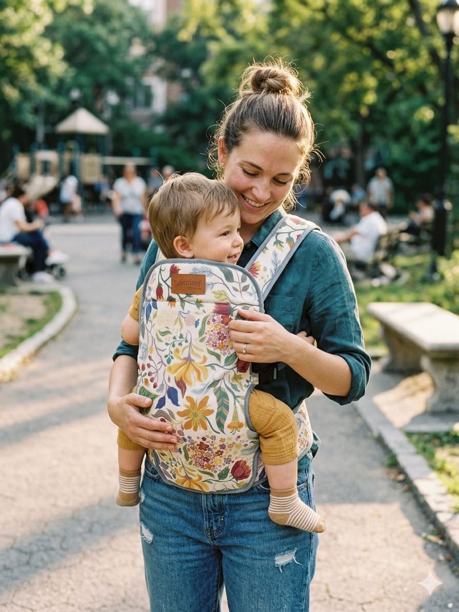 4-in-1 Ergonomic Baby Carrier  With Baby Neck Support
