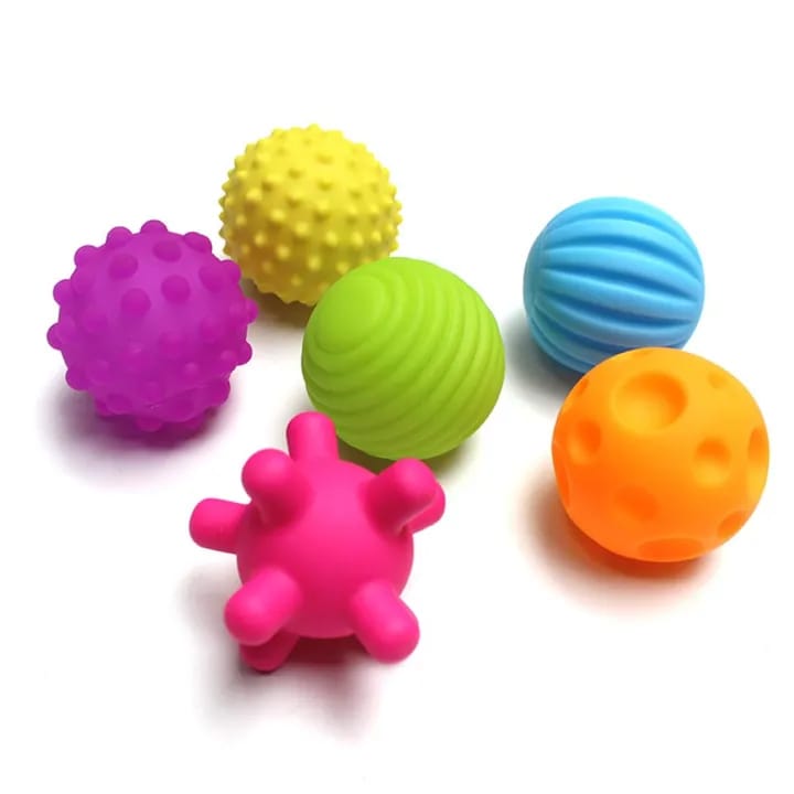 Baby Squeeze Balls – Soft Touch Sensory Toy Set