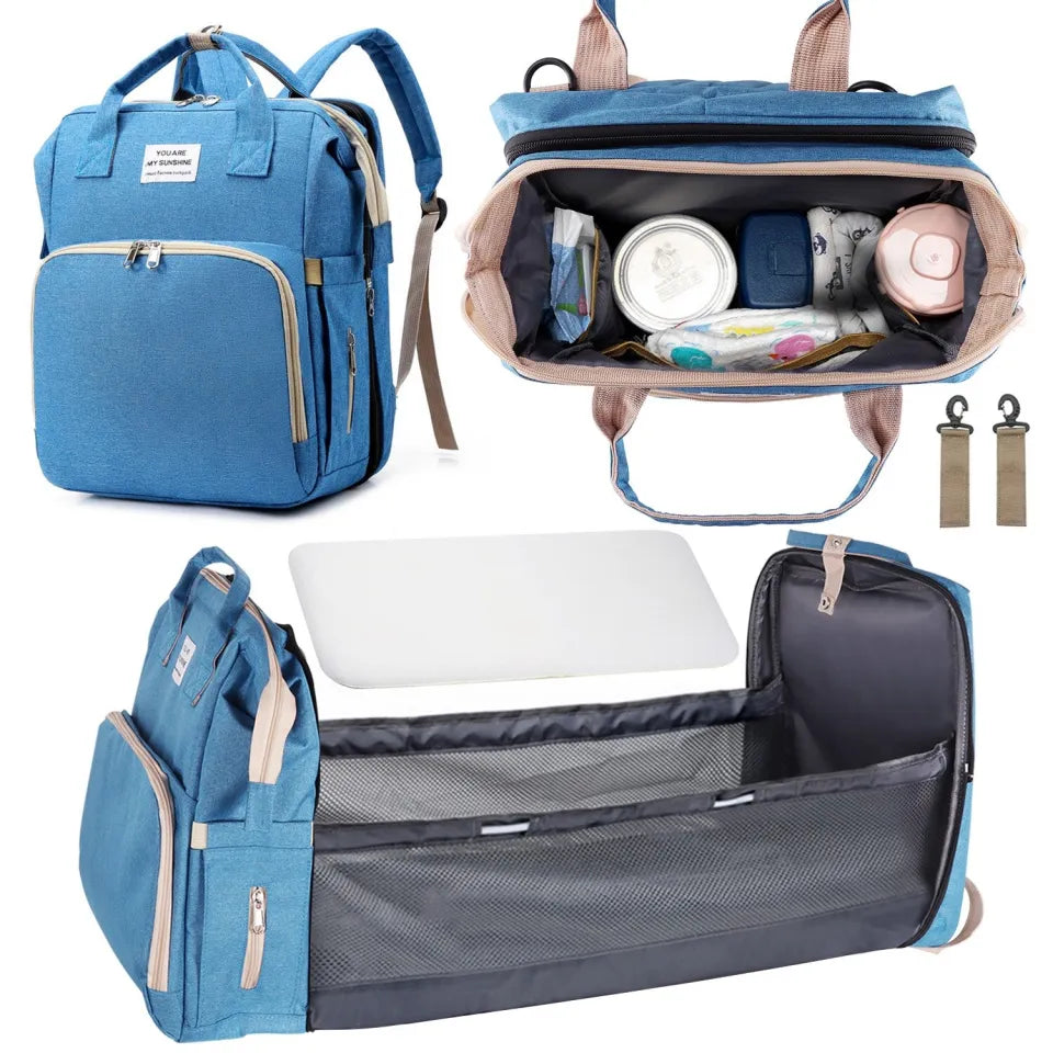 Smart Multi-Functional Baby Bed Bag with Changing Station