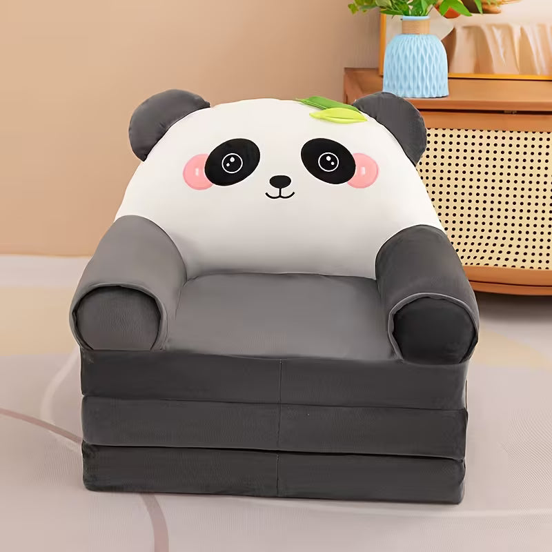 Foldable Kids Sofa Chair – Soft, Cozy & Space Saving