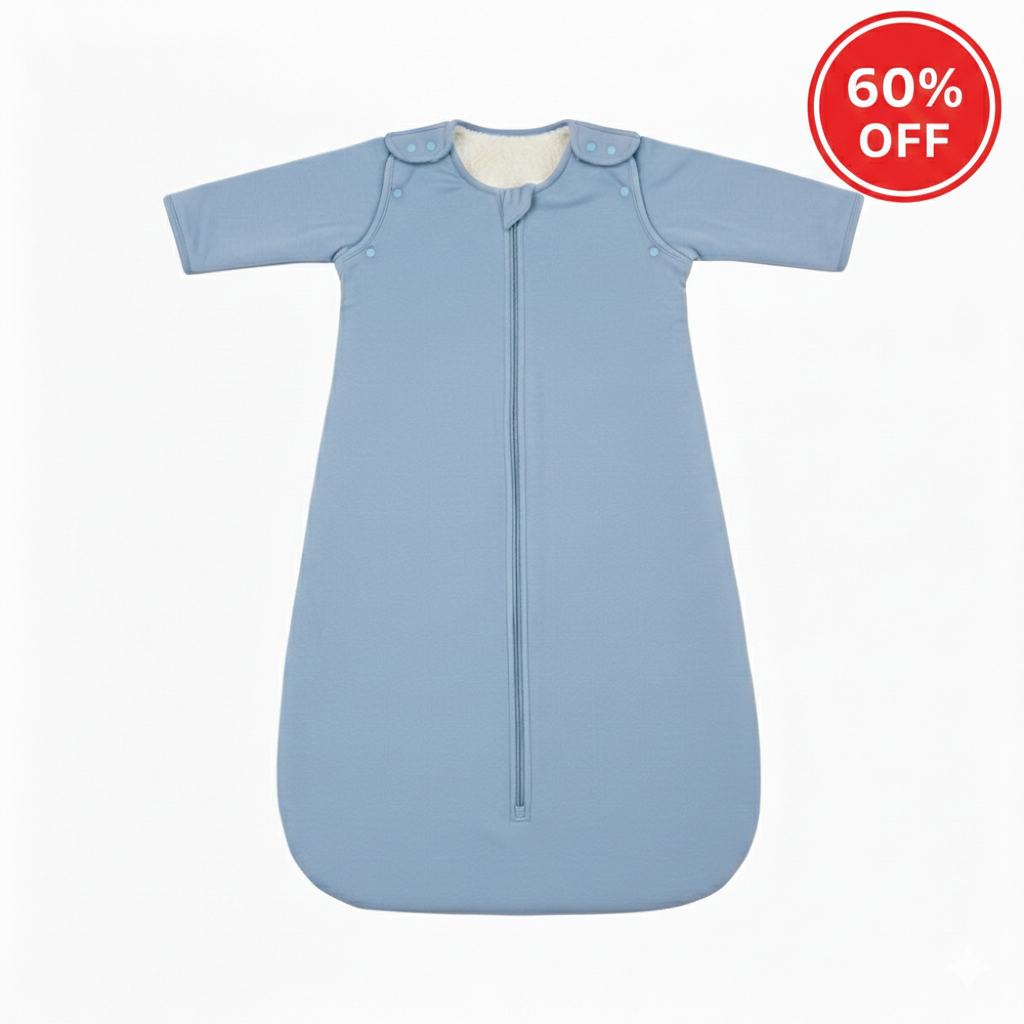 All Season Baby Sleep Sack with Detachable Sleeves