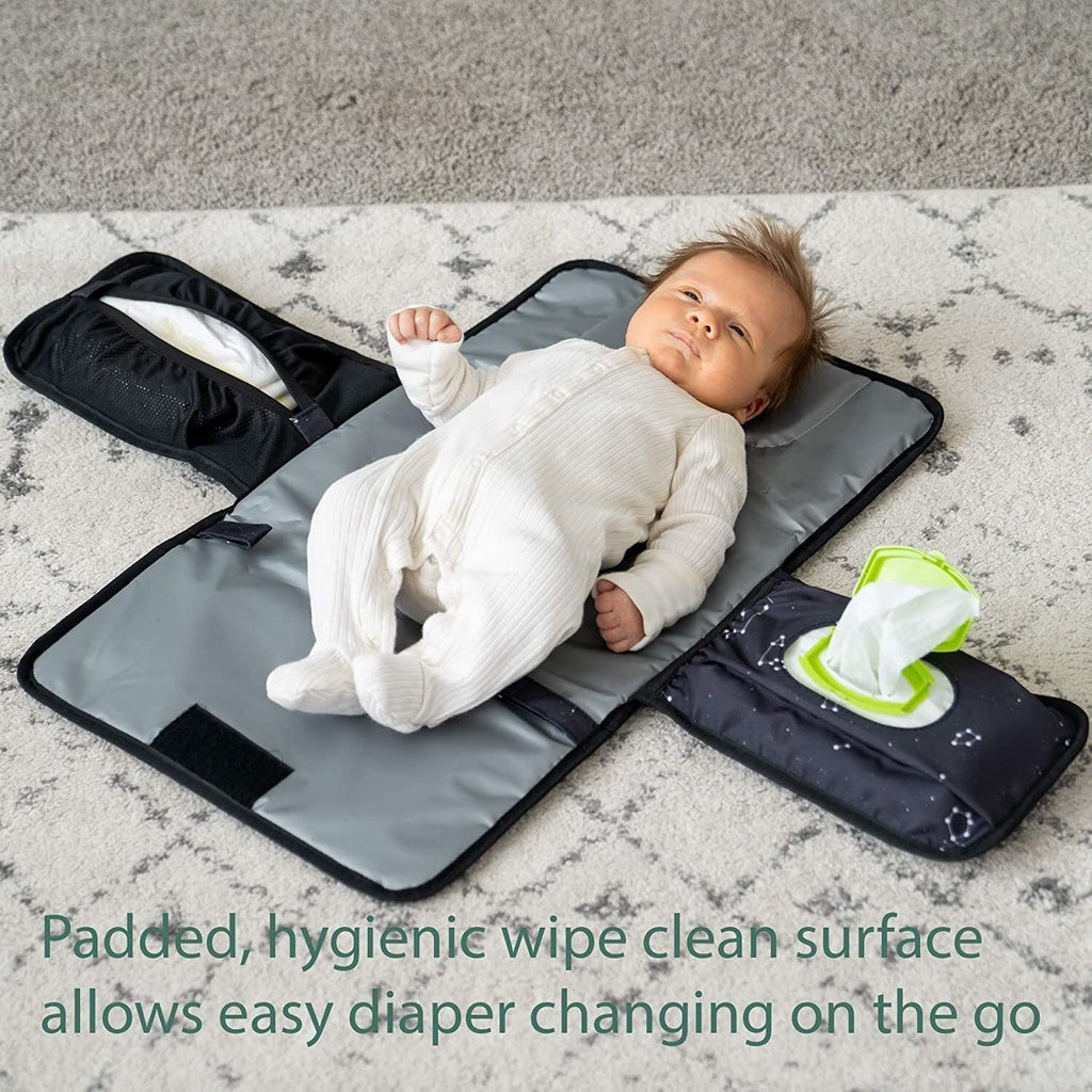 Portable Paded Waterproof Baby Diaper & Clothes Changing Pad
